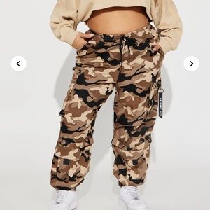 Fashion Nova Camouflage Cargo Pants